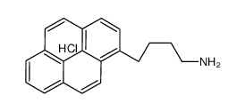 4-pyren-1-ylbutan-1-amine,hydrochloride Structure