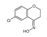 N-(6-chloro-2,3-dihydrochromen-4-ylidene)hydroxylamine结构式