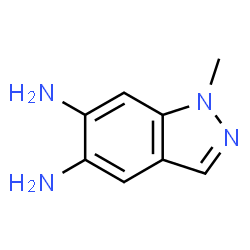 1H-Indazole-5,6-diamine,1-methyl- Structure