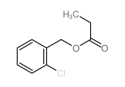 Benzenemethanol,2-chloro-, 1-propanoate结构式