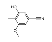 3-Hydroxy-5-methoxy-4-methyl-benzonitril Structure