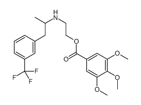 2-[1-[3-(trifluoromethyl)phenyl]propan-2-ylamino]ethyl 3,4,5-trimethoxybenzoate Structure