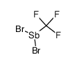 Trifluormethyl-dibromstiban Structure