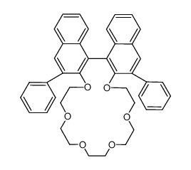 (24bS)-4,5,7,8,10,11,13,14,16,17-decahydro-2,19-diphenyl-Dinaphtho[2,1-q:1',2'-s][1,4,7,10,13,16]hexaoxacycloeicosin结构式