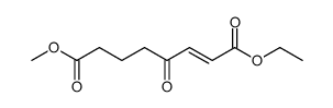 1-ethyl 8-methyl 4-oxooct-2-enedioate结构式