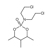 N,N-bis(2-chloroethyl)-4,5,6-trimethyl-2-oxo-1,3-dioxa-2$l^{5}-phospha cyclohexan-2-amine结构式