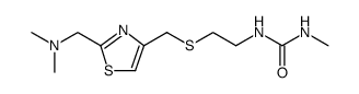 Urea, N-[2-[[[2-[(dimethylamino)methyl]-4-thiazolyl]methyl]thio]ethyl]-N'-methyl结构式