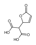 2-(2,5-dihydro-5-oxo-2-furyl)propanedioic acid结构式