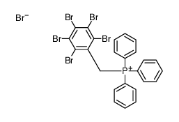 (2,3,4,5,6-pentabromophenyl)methyl-triphenylphosphanium,bromide Structure