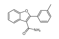 2-m-tolyl-benzofuran-3-carboxylic acid amide结构式