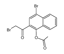 1-(1-acetoxy-4-bromo-[2]naphthyl)-2-bromo-ethanone Structure