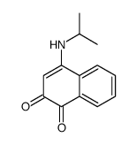 4-(propan-2-ylamino)naphthalene-1,2-dione结构式