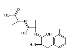 3-Fluorophenylalanyl-alanyl-alanine Structure