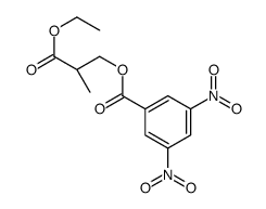 [(2R)-3-ethoxy-2-methyl-3-oxopropyl] 3,5-dinitrobenzoate Structure