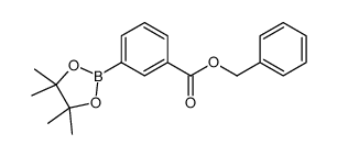 benzyl 3-(4,4,5,5-tetramethyl-1,3,2-dioxaborolan-2-yl)benzoate结构式