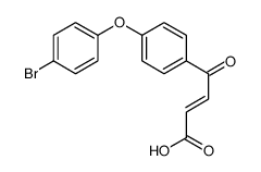 4-[4-(4-bromophenoxy)phenyl]-4-oxobut-2-enoic acid结构式