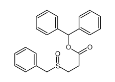 benzhydryl 3-benzylsulfinylpropanoate Structure