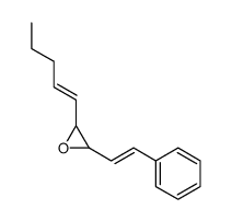 2-pent-1-enyl-3-(2-phenylethenyl)oxirane Structure