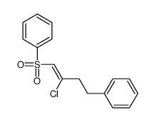 [4-(benzenesulfonyl)-3-chlorobut-3-enyl]benzene结构式