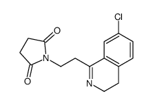 1-[2-(7-chloro-3,4-dihydroisoquinolin-1-yl)ethyl]pyrrolidine-2,5-dione Structure