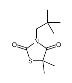 3-(2,2-dimethylpropyl)-5,5-dimethyl-1,3-thiazolidine-2,4-dione结构式