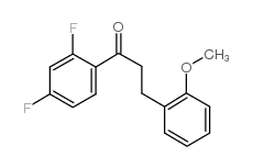 2',4'-DIFLUORO-3-(2-METHOXYPHENYL)PROPIOPHENONE Structure