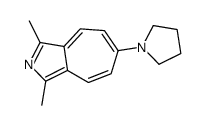 1,3-dimethyl-6-pyrrolidin-1-ylcyclohepta[c]pyrrole Structure