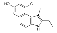 9-chloro-2-ethyl-1-methyl-3,6-dihydropyrrolo[3,2-f]quinolin-7-one Structure