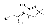 2-hydroxy-N-(6-methyl-5-oxo-4-azaspiro[2.4]heptan-6-yl)acetamide Structure