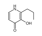 3-hydroxy-2-propyl-1H-pyridin-4-one结构式