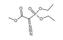 diazo(diethoxyphosphoryl)acetic acid methyl ester结构式