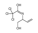 2,2,2-trichloro-N-(1-hydroxybut-3-en-2-yl)acetamide Structure