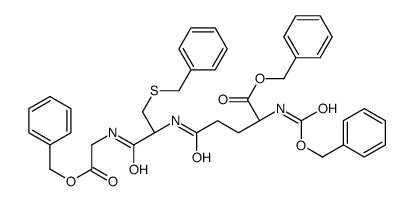 N-Cbz-O-Bzl-L-Glu-S-Bzl-L-Cys-Gly-OBzl结构式