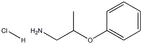 2-苯氧基丙-1-胺盐酸盐结构式