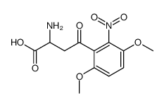 2-amino-4-(3,6-dimethoxy-2-nitro-phenyl)-4-oxo-butyric acid Structure