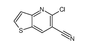 5-chlorothieno[3,2-b]pyridine-6-carbonitrile结构式