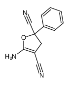 5-amino-2-phenyl-2,3-dihydrofuran-2,4-dicarbonitrile Structure