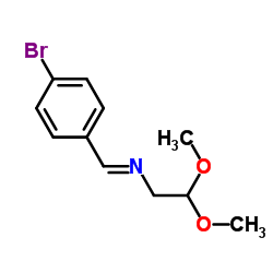 (E)-N-(4-bromobenzylidene)-2,2-dimethoxyethanamine picture