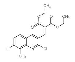 2,7-DICHLORO-8-METHYL-3-(2,2-DIETHOXYCARBONYL)VINYLQUINOLINE picture