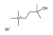 (3-hydroxy-3-methylbutyl)-trimethylazanium,bromide Structure