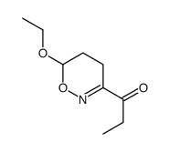 1-(6-ethoxy-5,6-dihydro-4H-oxazin-3-yl)propan-1-one Structure