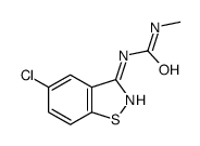 1-(5-chloro-1,2-benzothiazol-3-yl)-3-methylurea结构式