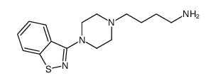 4-[4-(1,2-benzothiazol-3-yl)piperazin-1-yl]butan-1-amine Structure