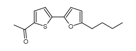 1-(5-(5-butylfuran-2-yl)thiophen-2-yl)ethanone结构式