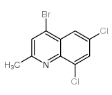 4-Bromo-6,8-dichloro-2-methylquinoline structure