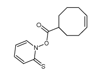 (Z)-2-thioxopyridin-1(2H)-yl cyclooct-4-enecarboxylate结构式