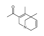 1-(4,5-dimethyl-1-azabicyclo[3.3.1]nona-3,6-dien-3-yl)ethanone结构式