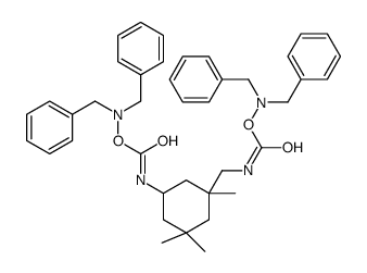 (dibenzylamino) N-[3-[[(dibenzylamino)oxycarbonylamino]methyl]-3,5,5-trimethylcyclohexyl]carbamate结构式