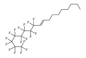 1,1,1,2,2,3,3,4,4,5,5,6,6,7,7,8,8-heptadecafluoro-9-octadecene Structure