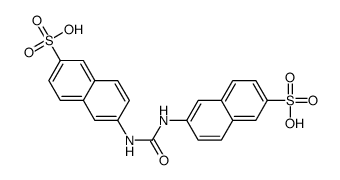 6-[(6-sulfonaphthalen-2-yl)carbamoylamino]naphthalene-2-sulfonic acid结构式